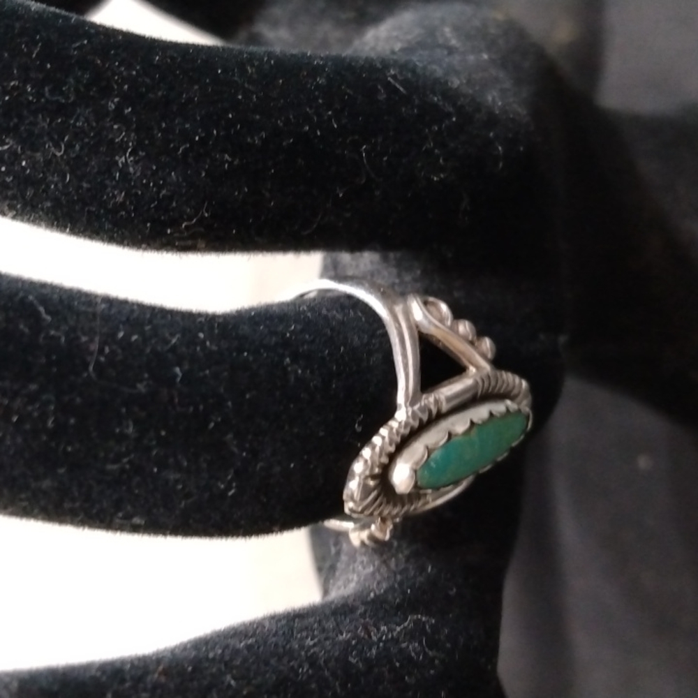 Sterling Native American Style Ring - image 1